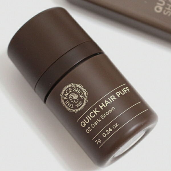 クイックヘアパフ 7g 2号 ダークブラウン ヘアケア・スタイリング | eu