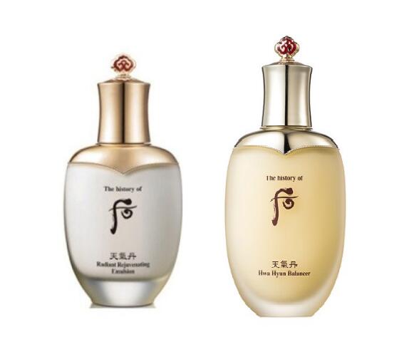 【WHOO】【貨物輸送無料】ドフー 気象状況丹(チョンギダン) ファヒョン エマルジョン110ml+バランサー150ml 書き割り 美肌 韓国コスメ 韓方世話をする 弾力性 乳状液 置き目ション