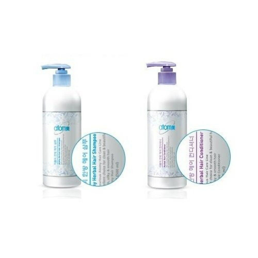 Atomy アトミ Atom美 ヘアシャンプー＆ヘアコンディショナー Amazon | 国内発送 2点セット アトミ Atomy Atom美 植物性