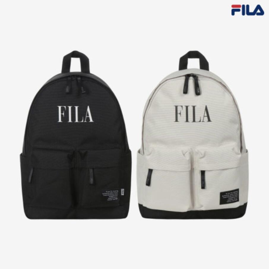 Fila 貨物輸送無料 フィラ Fila Bts 21 初学期リュック 2色つや 乳脂 墨染め Authentic Fs3bpc6366x 韓国評判リュックサック レディース メンズ 背嚢 通い通学 馬鹿キャパ Doradographix Com