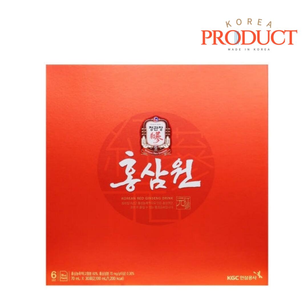 【正官庄】【貨物輸送無料】紅参元（70ml X30個）6年根 高麗人蔘 韓国思わしい食料雑貨類│紅参 6年根 高麗人蔘 朝鮮人蔘 紅蔘サプリ 加えること 思わしい ねばり強さ 自分自身へのご報奨金 あいさつ回り 差し上げ物 高麗人参-サプリメント-植物性エキス