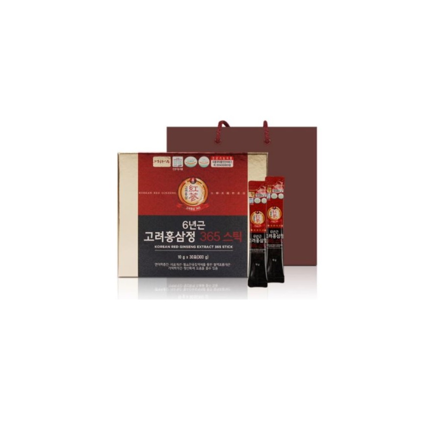 【jungwonsam】【送料無料】6年根高麗紅参亭365スティック10g*30個