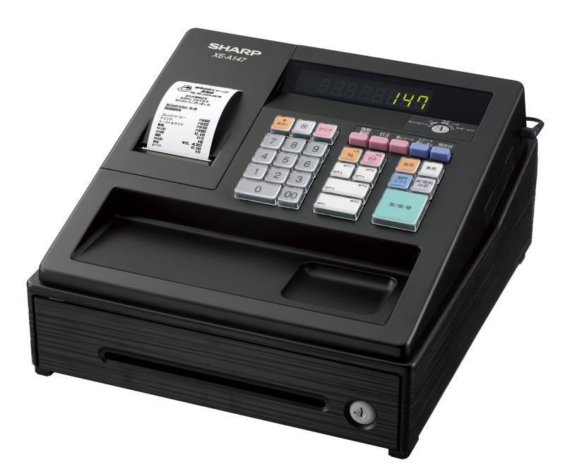 レジ　シャープ　　伝票の替え付き 楽天市場】レジスターオプション シャープ XE-A147（店名ロゴ