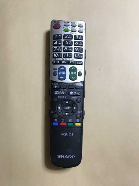 楽天市場】【中古】 【送料無料】 シャープ SHARP アクオス テレビ リモコン GB130WJSA ポイント消化 LC-32E40等 : リモコンタウンエコ  楽天市場店