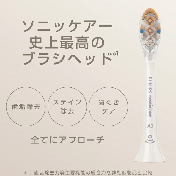 最大94%OFFクーポン フィリップス ソニッケアー Sonicare オールインワン A3 Premium All-in-One ブラシヘッド 3本組  レギュラーサイズ 専用替えブラシ Philips ホワイト HX9093 67 www.tsujide.co.jp