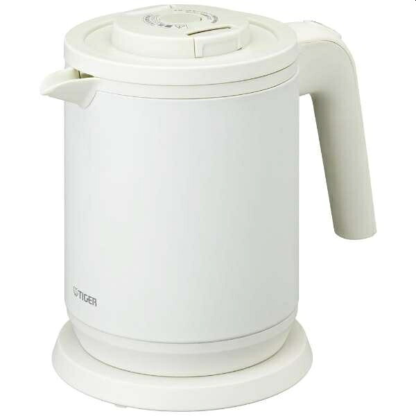 PCK-A081WM 虎 明かり湯わかし 蒸汽船受け答え 0.8L 800ml つや消し調 今めかしい 【RCP】TIGER 6SAFE+ つや消し白いこと PCK-A081-WM