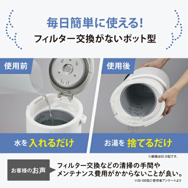 象印 スチーム式加湿器 EE-RV50(3.0L)(3枚目)
