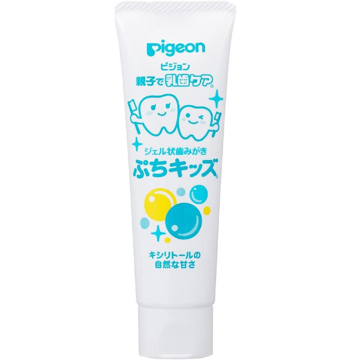 ピジョン 親子で乳歯ケア ジェル状歯みがき ×3個 ぷちキッズ 50g キシリトール [医薬部外品] ヘルスケア・衛生用品 
