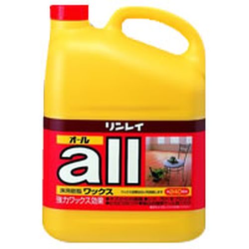 リンレイ オール 4L（床用ワックス 光沢 長持ち）