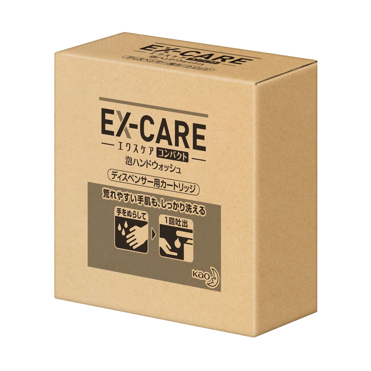 【6個まとめ買い】EX-CAREコンパクト泡ハンドウォッシュ 専用オートディスペンサー用カートリッジ 500mL 業務用 &times;6個（手肌を清潔に保つ 泡で簡単に洗浄 まとめ買いでお得）｜タウンマート