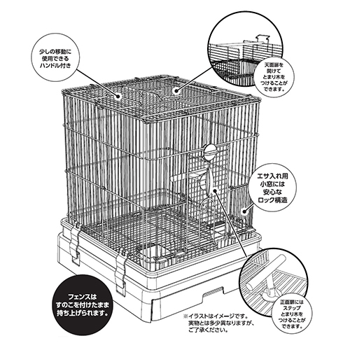 市場 セレクトケージ マルカン 鳥 鳥かご セキセイインコ Bird40 Mbp 03 Casa ケージ