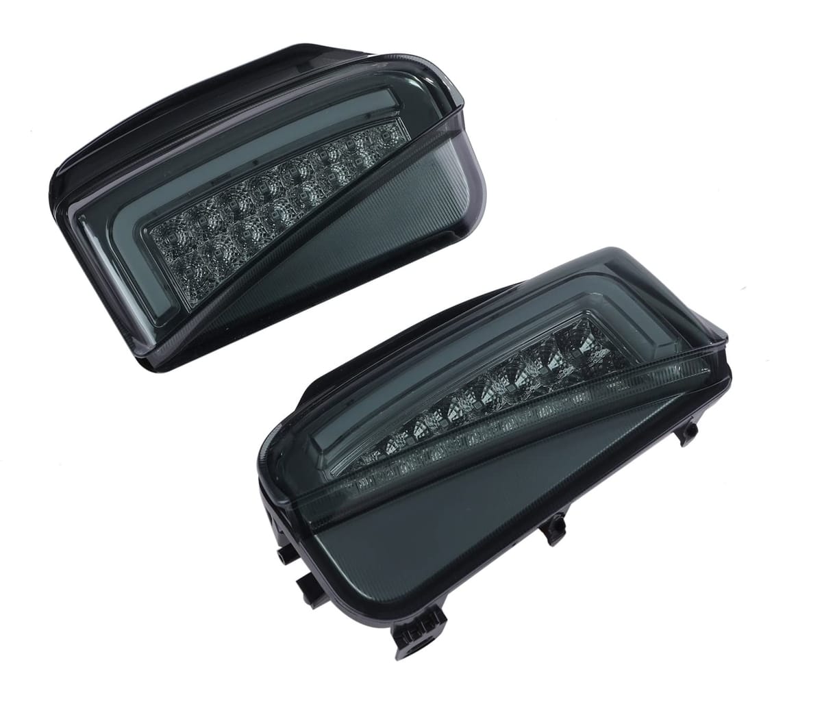 トヨタ 用 プリウス ZVW30系 後期 デイライト LED ファイバー 搭載 フロント バンパー ウインカー 左右セット ホワイト アンバー ライト クリアーレンズ スモークレンズ 各種 汎用 社外品 [並行輸入品]｜おもちゃの神様