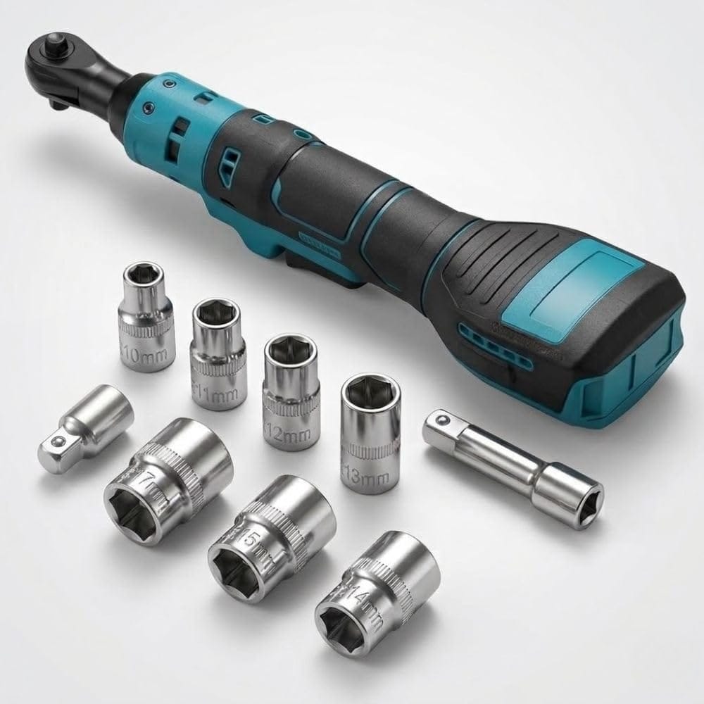 MORABLU 3/8in コードレス ラチェットレンチ 電動 毛はらい受け答え 40N?m 300RPM 無段変速 マキタ取り替えっこ品 18V乾電池相応う 乾電池別売 持続 物の具