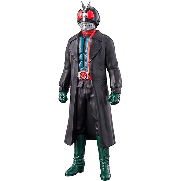 シン・仮面ライダー ムービーモンスターシリーズ 仮面ライダー第2号（コートver. ) | おもちゃ 男の子 フィギュア 人形 ソフビ 3歳 玩具 おすすめ画像