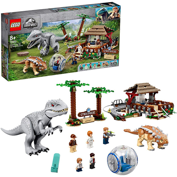 レゴ(LEGO)ジュラシック・ワールド インドミナス・レックス vs. アンキロサウルス 75941 | ブロック