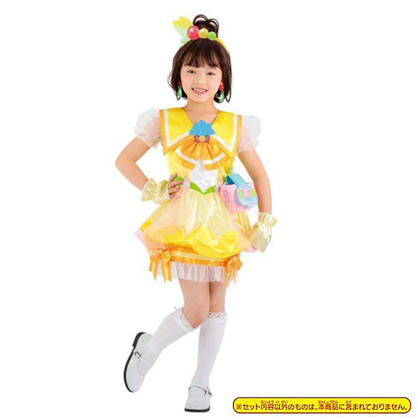 トロピカル ジュ プリキュア 変身プリチューム キュアパパイア おもちゃ コスプレ 被服 Atiko Kz