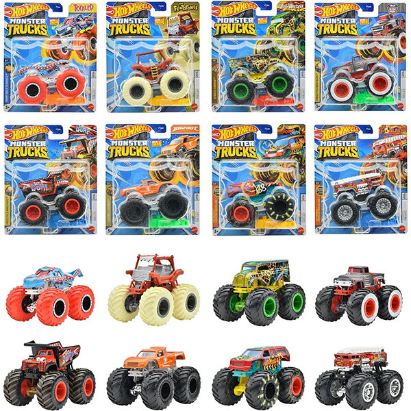 ホットウィール　モンスタートラック　まとめ売り　13個セット ホットウィール モンスタートラック トランスポーターセット
