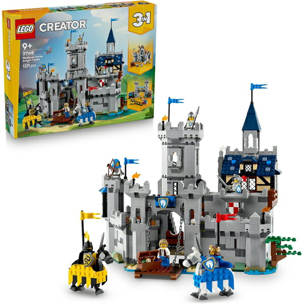 レゴ(LEGO) 作り手 中つ世のナイト爵の城 31168