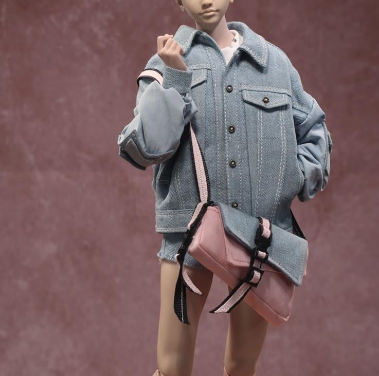 [SAtoys SA053] 1/6フィギュア用セクシー美少女女性 夏ジーンズ服とショルダーバッグと靴下セット (ヘッドと素体と靴は含みません)