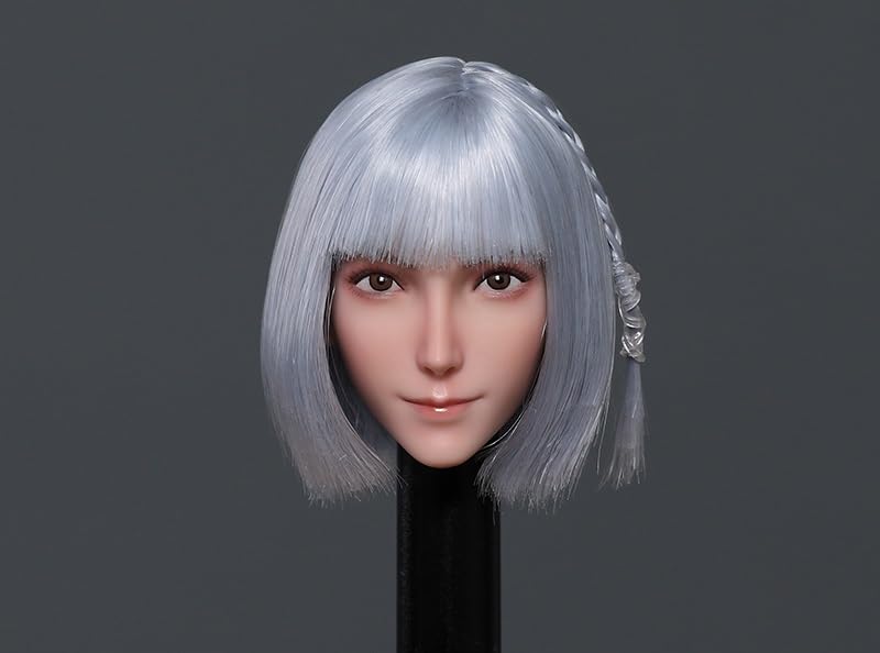 おもちゃ ホビー [TOYBARJAPAN]1/6スケール アクションフィギュア用 TBLeague等素体に適合 Ziltoys Z006 アジアン美人女性ヘッド(素体と服は含みません) (B)