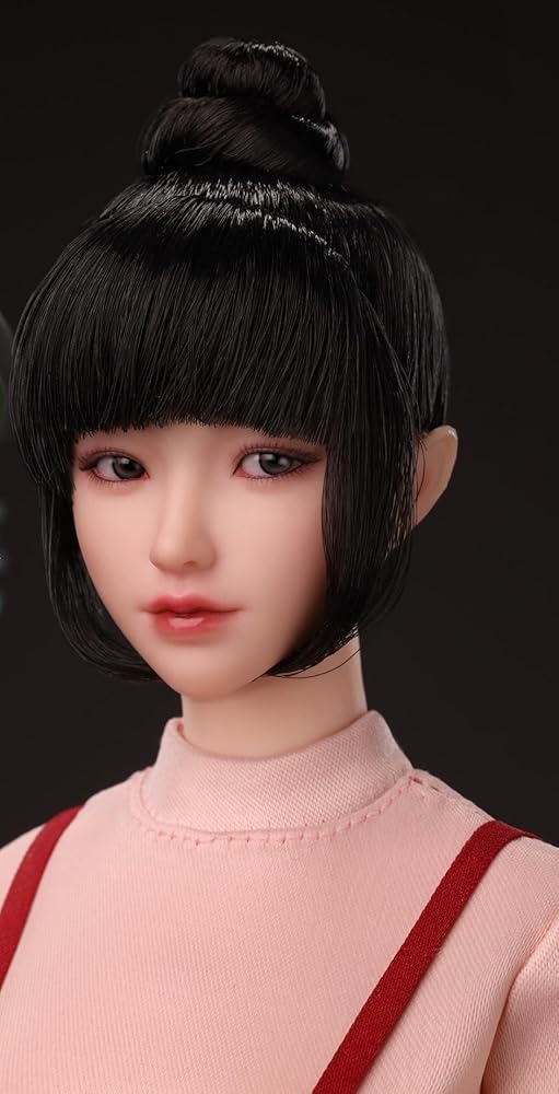 [i8TOYS I8-H005]1/6フィギュア用 ZOE 純ジュニア美少女 アクションアイ アジアン美人女性ヘッド(素体と服は別売) (B)｜TOYBARジャパン 店