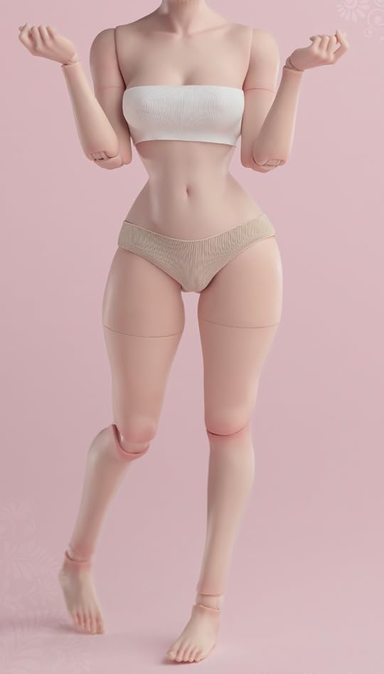 [TOYBARJAPAN ]1/6スケール アクションフィギュア Worldbox AT210 蜂腰美人 細いウエスト版 アジアン欧米女性素体ボディ(ヘッドと服は含みません) (パール白肌)