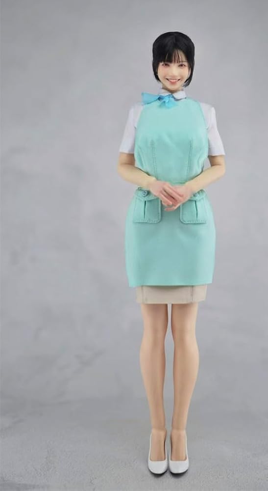 [CUKE TOYS MA-047A] 1/6 図形 用 もの言う花お上さん 飛行エアホステス背広上の間乗務員ユニフォームと靴書き割り (素体と天々は別売)