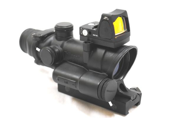 Ta02 Rmr 【楽天市場】TA02 ACOG タイプ 発光 4倍スコープ & RMR ドットサイト BK:玩基貿易