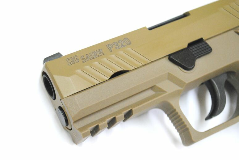 楽天市場 Aeg Sig Sauer P3 M18 コンパクト ガスブローバック ガスガン リアルフル刻印 Tan 玩基貿易