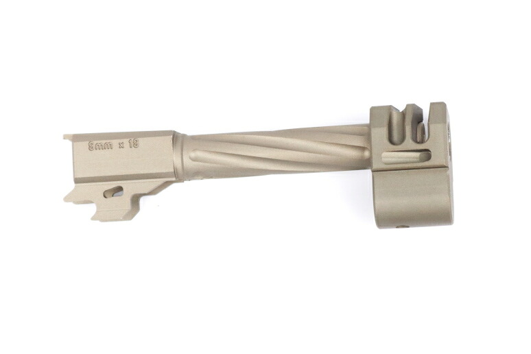 GUNDAY VFCP320 M18 GBB 対応 アウターバレル&コンペンセイター タイプC DE GND-V01-C18-TAN