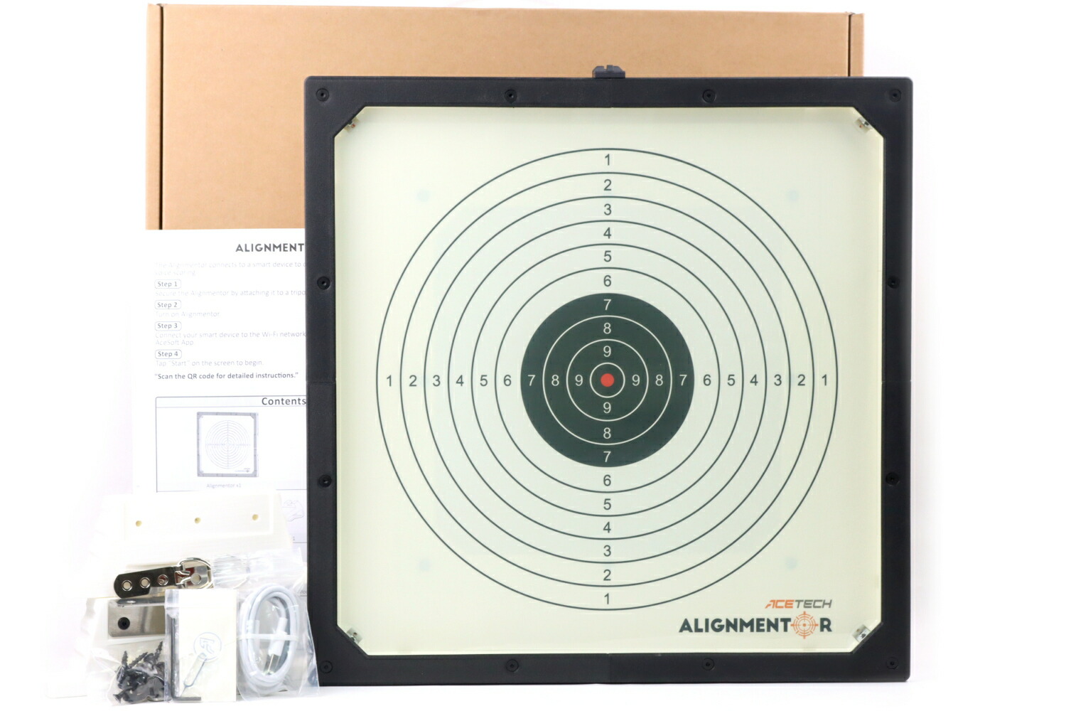 楽天市場】ACETECH Alignmentor Wi-Fi対応 ポータブル電子ターゲット