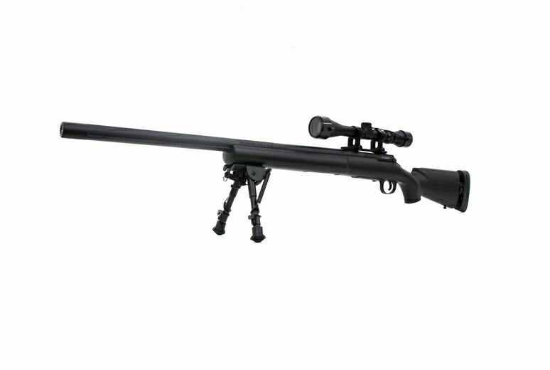 A&K製 エアコッキング ボルトアクション M24 リアル刻印  アクセサリーセット ブラック