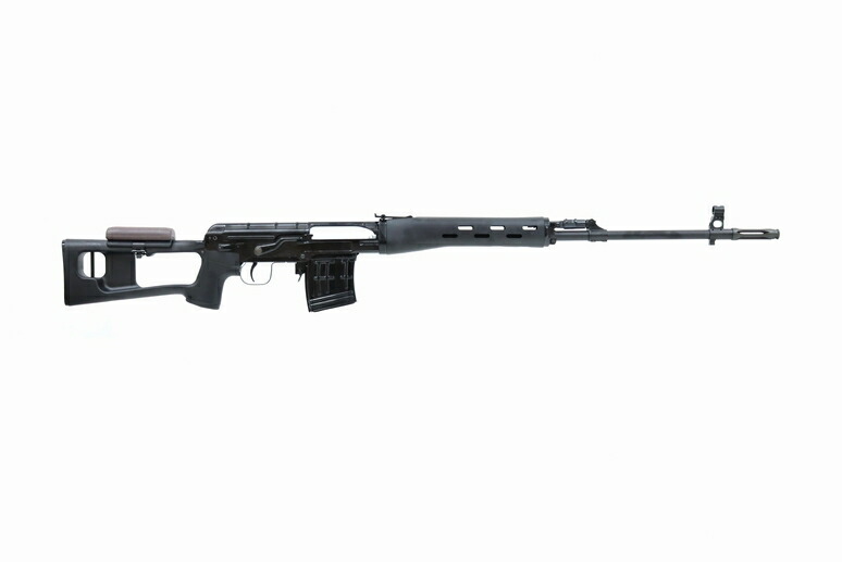 WE-TECH ドラグノフ SVD ブラック ガスブローバック ガスガン アルミフレーム版