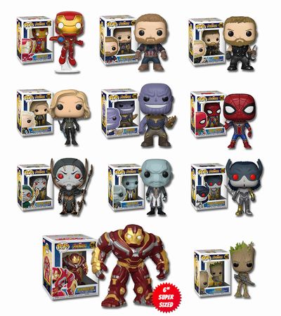 楽天市場 まもなく再入荷 1904 Funko Pop マーベル アベンジャーズ インフィニティー ウォー 11体セット トイブリッツ 楽天市場店