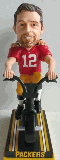 【楽天市場】【まもなく入荷1606】フォーエバー社 NFL ボブルヘッド/USショップ 300体限定/アーロン・ロジャース/グリーンベイ
