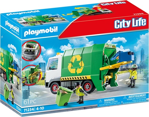 【送料無料】Playmobil(プレイモービル) ゴミ収集車/Recycling Truck/リサイクリング トラック/71234