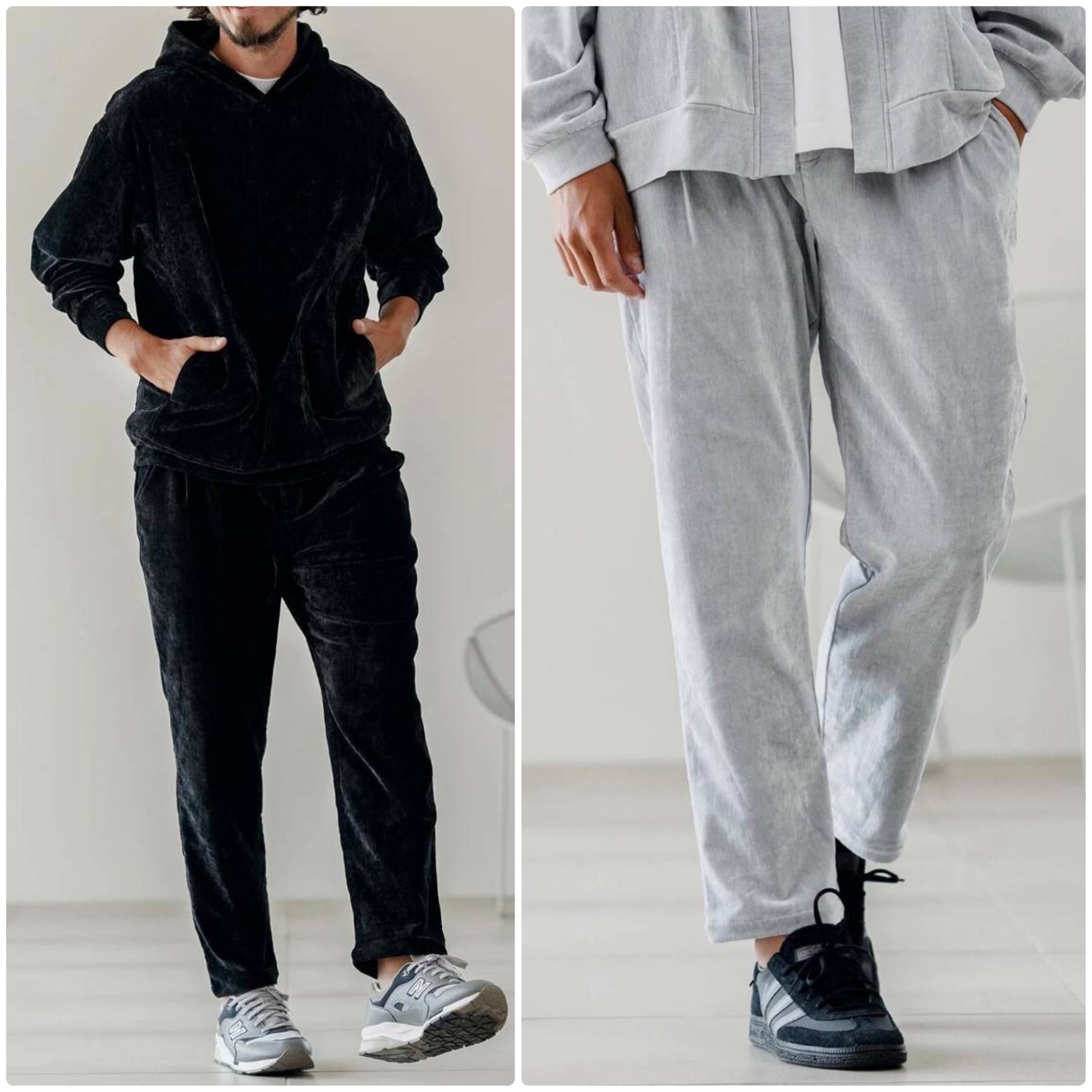 CALL＆RESPONSE ビンテージベロア/タックパンツ パンツ スラックス  タックパンツ セットアップ ベロア メンズ レディース ユニセックス ストレッチパンツ ベロアパンツ パーカーセットアップ カーデセットアップ コールアンドレスポンス セレクトショップ Toybox
