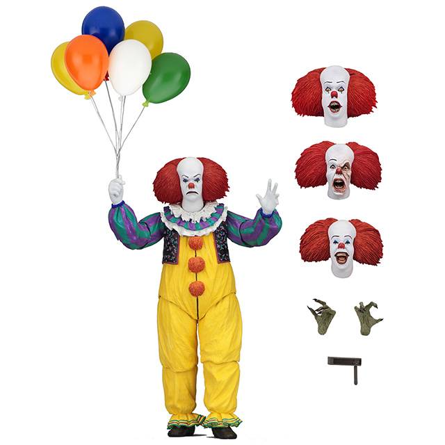 IT イット 1990年版 ネカ 7インチ アルティメット アクションフィギュア ペニーワイズ NECA IT ULTIMATE PENNYWISE｜USAトイショップ トイコネクト