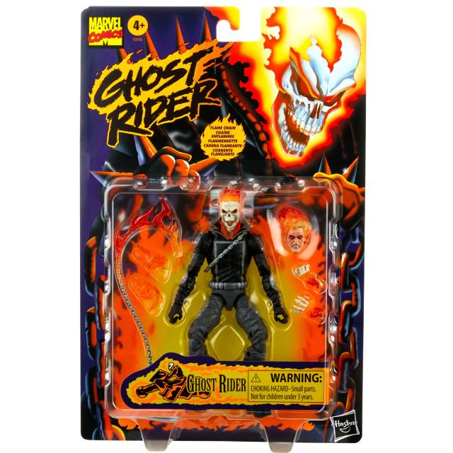 ハズブロ ゴースト・ライダー マーベルレジェンド レトロパッケージ 6インチ アクションフィギュア ゴーストライダー MARVEL LEGENDS RETRO GHOST RIDER|USAトイショップ トイコネクト