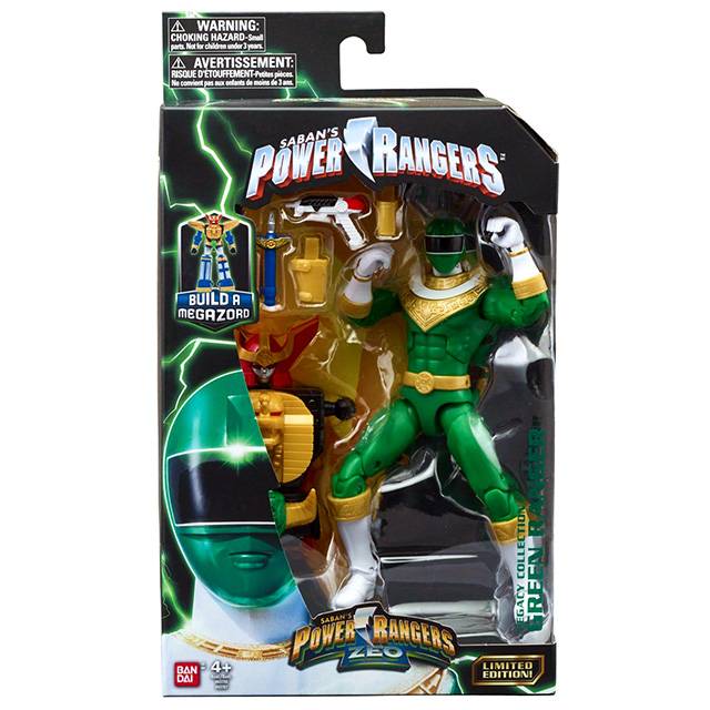 パワーレンジャー：ジオ USバンダイ レガシーコレクション 6インチ アクションフィギュア グリーンレンジャー POWER RANGERS ZEO USA BANDAI LEGACY COLLECTION GREEN RANGER画像