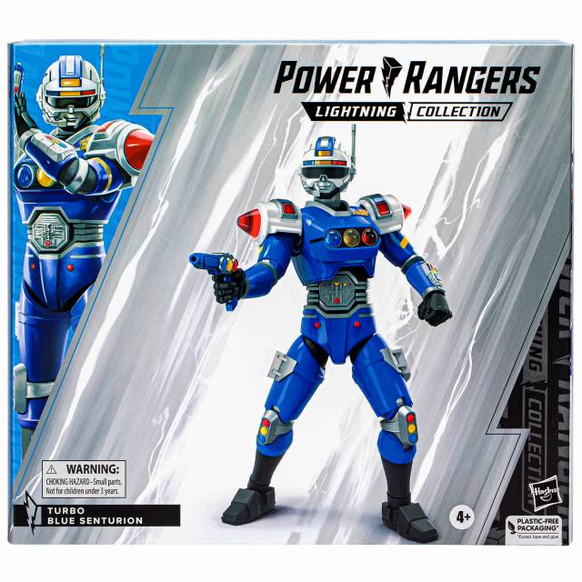 ハズブロ パワーレンジャー ライトニングコレクション 6インチ デラックス アクションフィギュア 『ターボ』 ブルー・センチュリオン HASBRO POWER RANGERS LIGHTNING COLLECTION 6' TURBO BLUE SENTURION シグナルマン 【パッケージダメージあり】画像