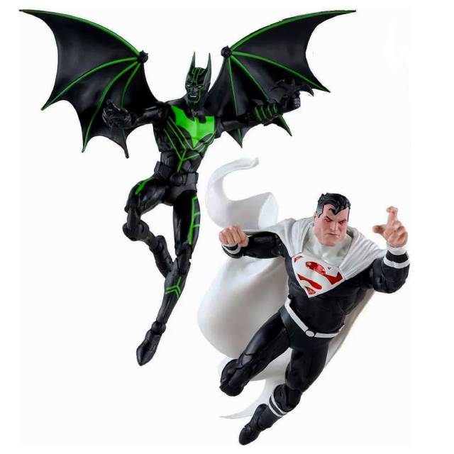 マクファーレントイズ DC マルチバース 7インチ アクションフィギュア 2パック 『バットマン・ビヨンド・ユニバース』 バットマン・ビヨンド & ジャスティス・ロード スーパーマン McFARLANE TOYS DC MULTIVERSE 2PACK BATMAN BEYOND JUSTICE LORD SUPERMAN｜USAトイショップ トイコネクト