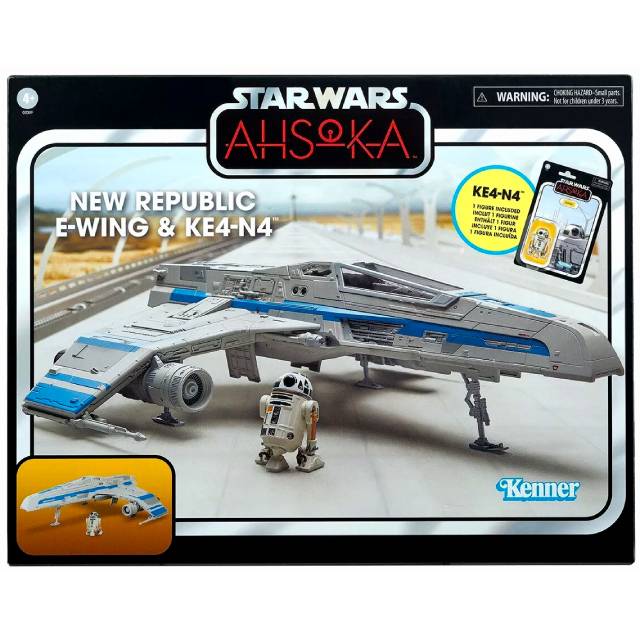 ハズブロ スター・ウォーズ 2024 ヴィンテージコレクション 3.75インチ ベーシックフィギュア ミッドビークル 『テレビシリーズ：アソーカ』 ニュー・リパブリック Eウィング with KE4-N4 STAR WARS THE VINTAGE COLLECTION TV SERIES AHSOKA NEW REPUBLIC E-WING｜USAトイショップ トイコネクト