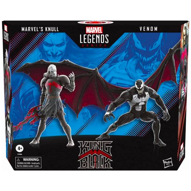 ハズブロ スパイダーマン 60周年記念 マーベルレジェンド 6インチ アクションフィギュア &ldquo;キング・イン・ブラック&rdquo; 2パック ヴェノム & ヌル MARVEL LEGENDS KING IN BLACK 2PACK VENOM AND KNUL｜USAトイショップ トイコネクト