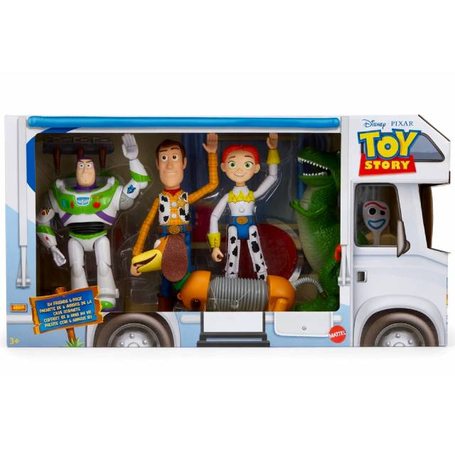 ディズニー ピクサー トイ・ストーリー マテル プレイスケール 7インチ アクションフィギュア &ldquo;RV フレンズ&rdquo; 6パック (ウッディ & バズ・ライトイヤー & ジェシー & レックス & スリンキー & フォーキー) Disney PIXAR TOY STORY MATTEL PLAYSCALE TO RV FRIENDS｜USAトイショップ トイコネクト
