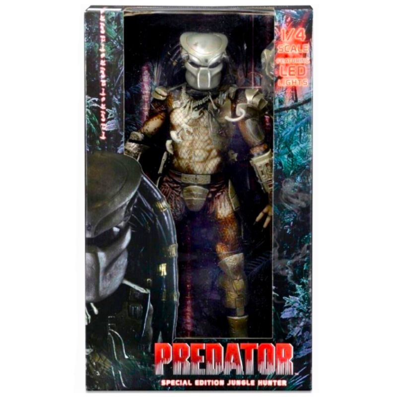 ネカ プレデター 1/4スケール 18インチ アクションフィギュア 『プレデター』 ジャングルハンター プレデター with LED ライトアップ NECA JUNGLE HUNTER PREDATOR|USAトイショップ トイコネクト