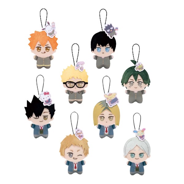 【単品～全8種セット】■ハイキュー！！×サンリオキャラクターズ ちびぐるみ vol.1 ＆ vol.2