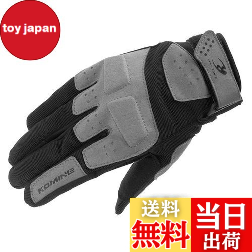 【送料無料】コミネ(KOMINE) バイク用 グローブ GK-2273 アーバンメッシュグローブ Grey Black M