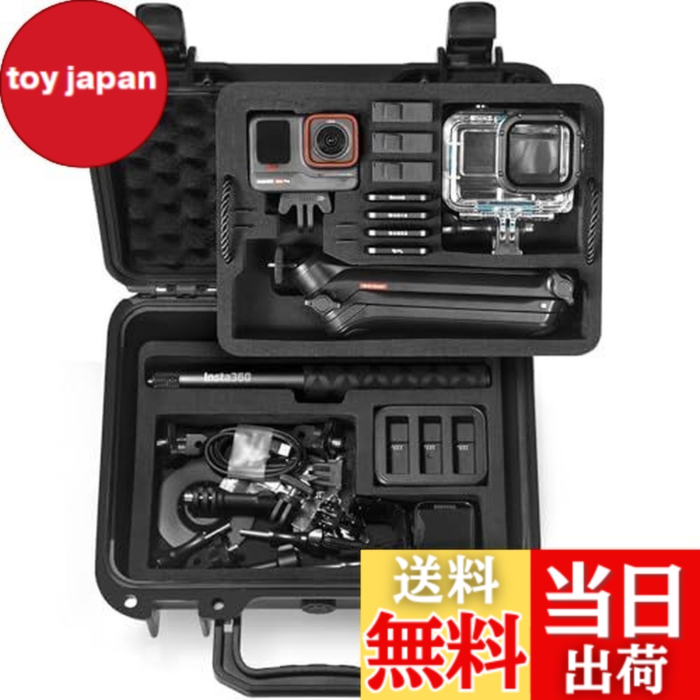 【送料無料】Lekufee Insta360 Ace Pro 2防水ハードケース Insta360 Ace Pro/Insta360 Ace アクションカメラ、Vlogging カメラ、ライブストリーミング、アクセサリーに対応 (ケースのみ)