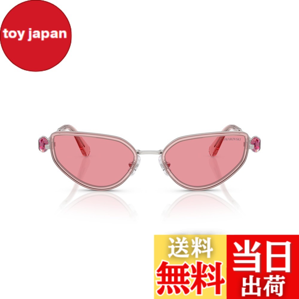【送料無料】[Swarovski] サングラス SK7027 色：SILVER/PINK、サイズ：56｜toy japan